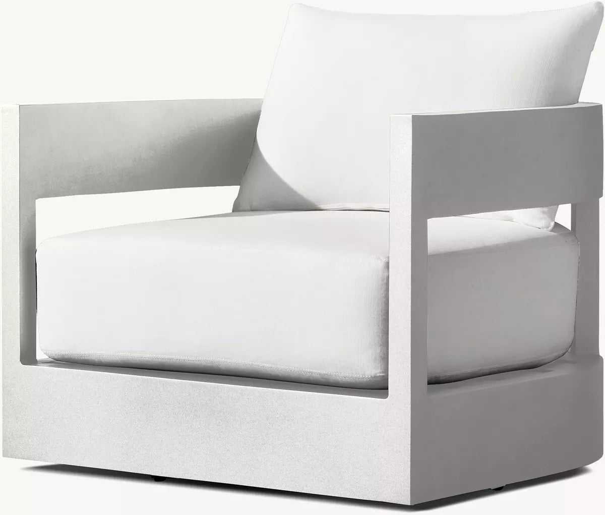 FAUTEUIL PIVOTANT - FORMENTERA ALUMINIUM