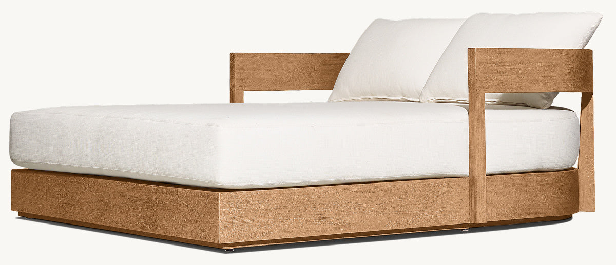 LIT DE JOUR EN TECK - LUMINA