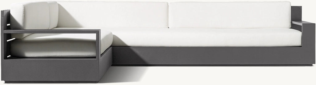 CANAPÉ EN L GAUCHE - RAVELLO ALUMINIUM