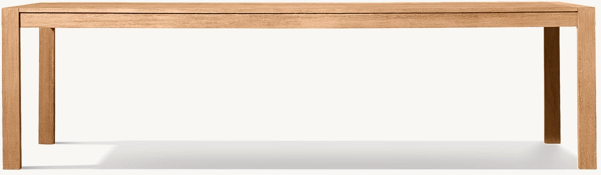 TABLE À MANGER RECTANGULAIRE EN TECK - SANTORIN