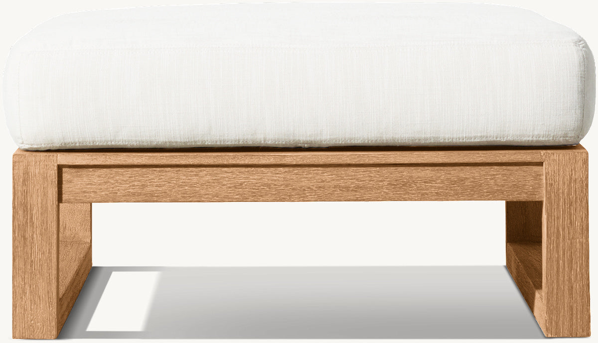 POUF EN TECK - SANTORIN