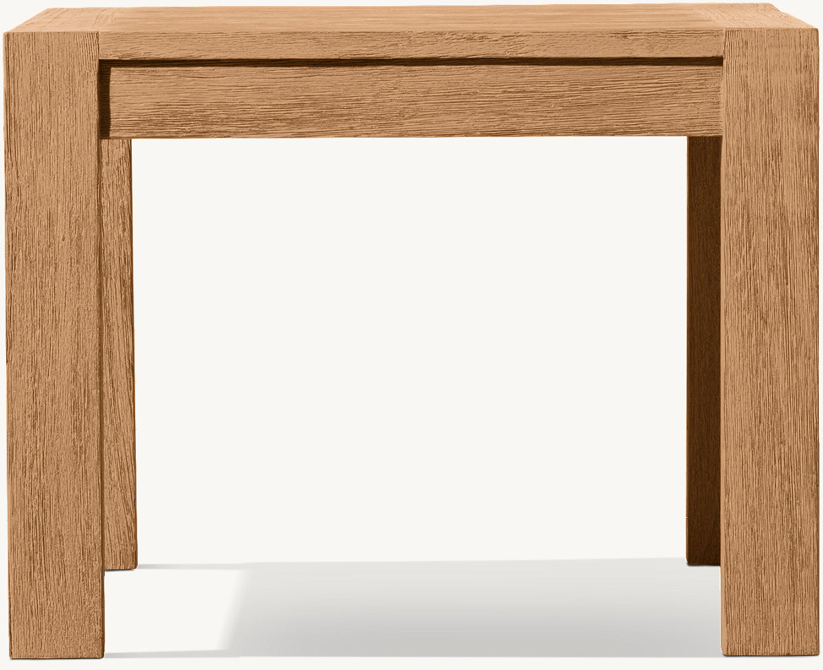 TABLE D'APPOINT CARRÉE EN TECK - SANTORIN