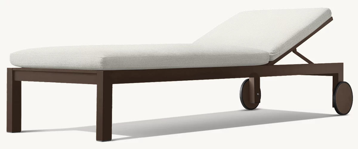 CHAISE LONGUE RÉGLABLE - PANTELLERIA ALUMINIUM