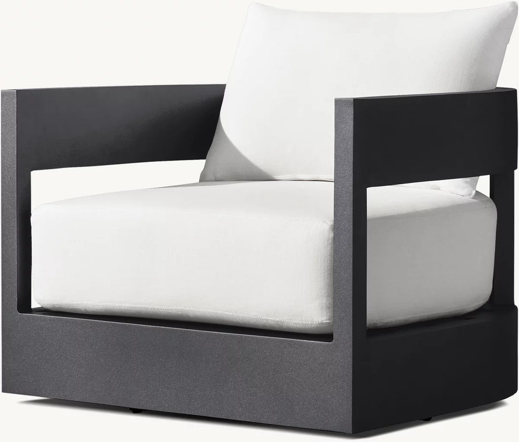 FAUTEUIL PIVOTANT - FORMENTERA ALUMINIUM