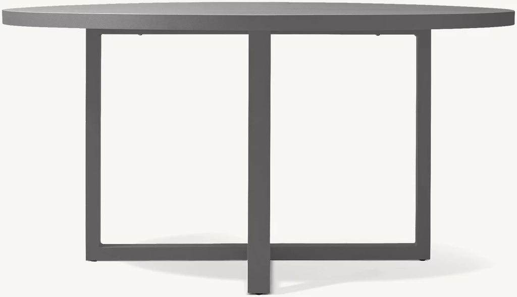 TABLE DE SALLE À MANGER RONDE – PANTELLERIA ALUMINIUM