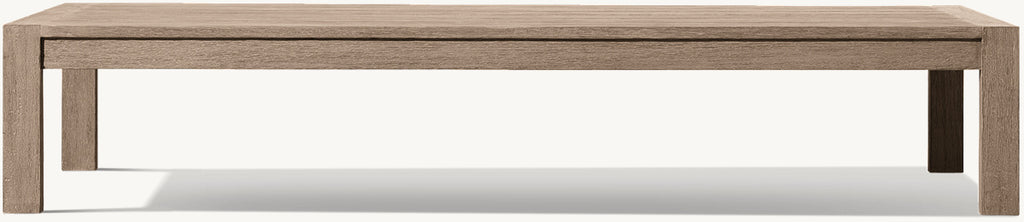TABLE BASSE RECTANGULAIRE EN TECK - SANTORIN