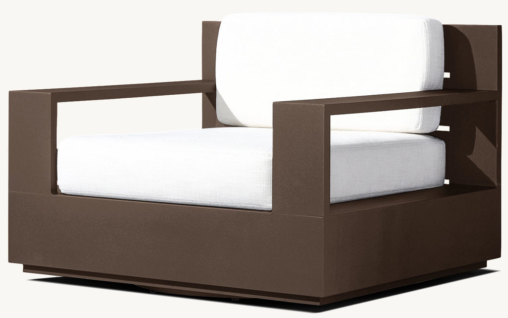 FAUTEUIL PIVOTANT - RAVELLO ALUMINIUM