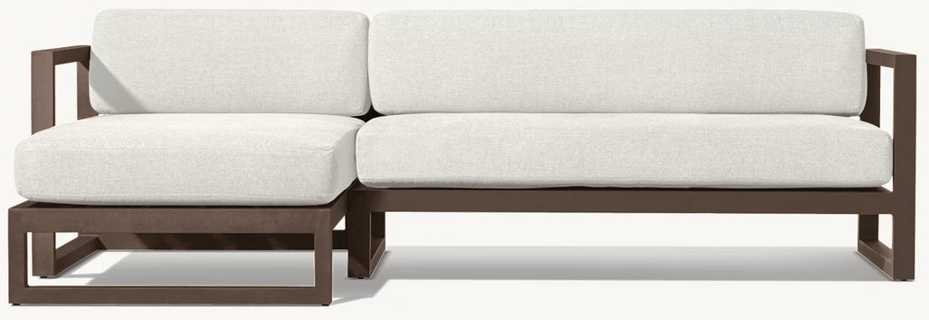 CANAPÉ D’ANGLE AVEC MÉRIDIENNE GAUCHE - PANTELLERIA ALUMINIUM