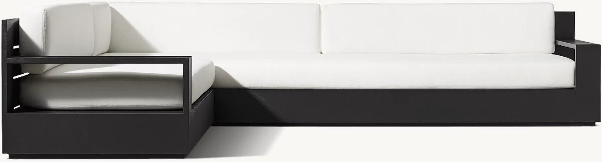 CANAPÉ EN L GAUCHE - RAVELLO ALUMINIUM