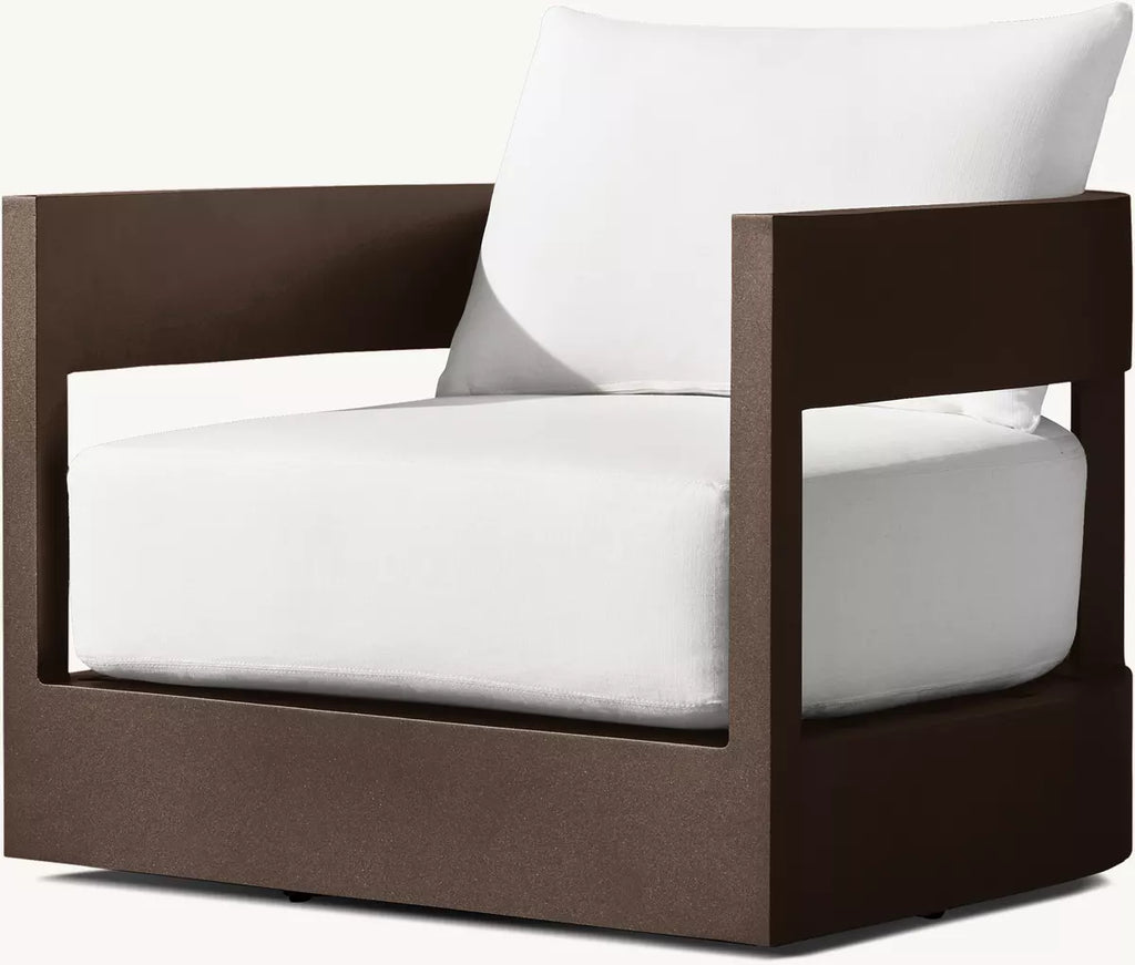 FAUTEUIL PIVOTANT - FORMENTERA ALUMINIUM