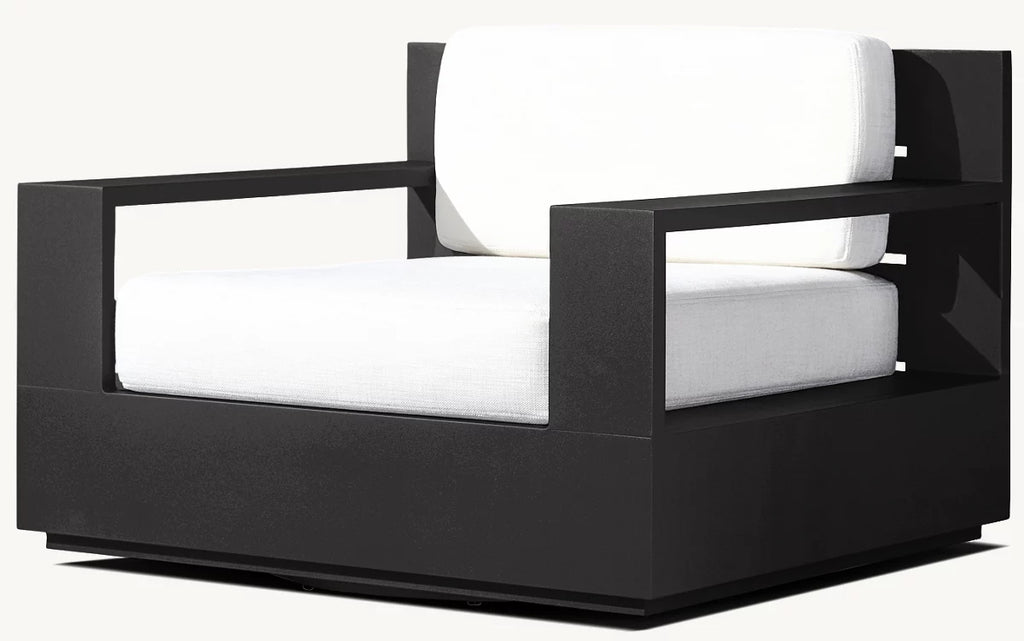 FAUTEUIL PIVOTANT - RAVELLO ALUMINIUM