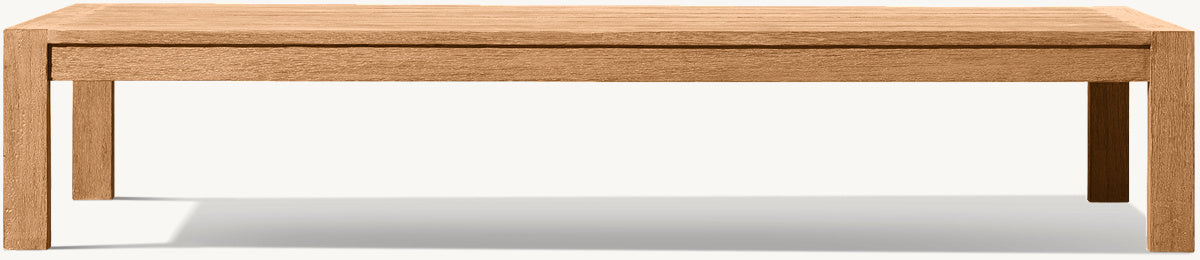 TABLE BASSE RECTANGULAIRE EN TECK - SANTORIN