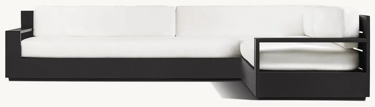 CANAPÉ EN L DROITE - RAVELLO ALUMINIUM