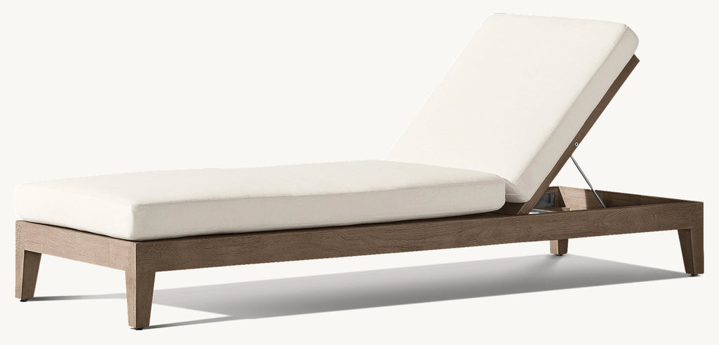 CHAÎSE LONGUE RÉGLABLE EN TECK - LUMINA