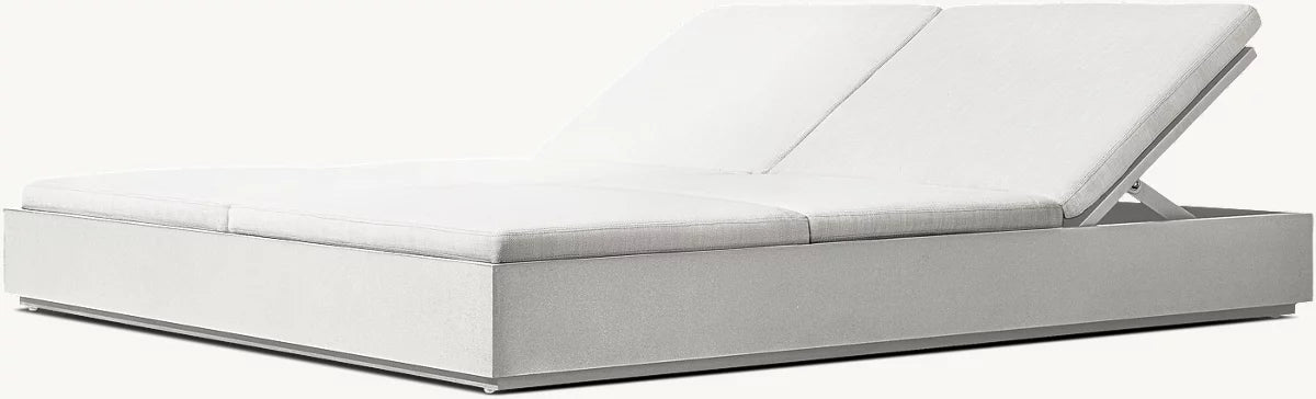 CHAISE LONGUE DOUBLE - RAVELLO ALUMINIUM