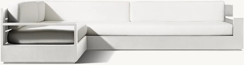 CANAPÉ EN L GAUCHE - RAVELLO ALUMINIUM