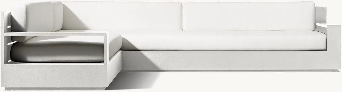 CANAPÉ EN L GAUCHE - RAVELLO ALUMINIUM