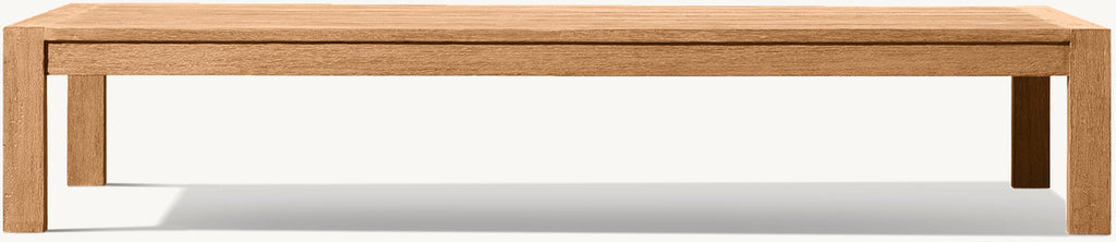 TABLE BASSE RECTANGULAIRE EN TECK - SANTORIN