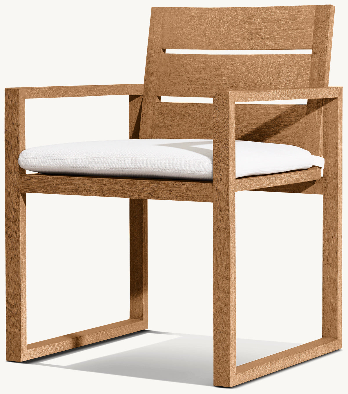 FAUTEUIL DE SALLE À MANGER EN TECK - SANTORIN