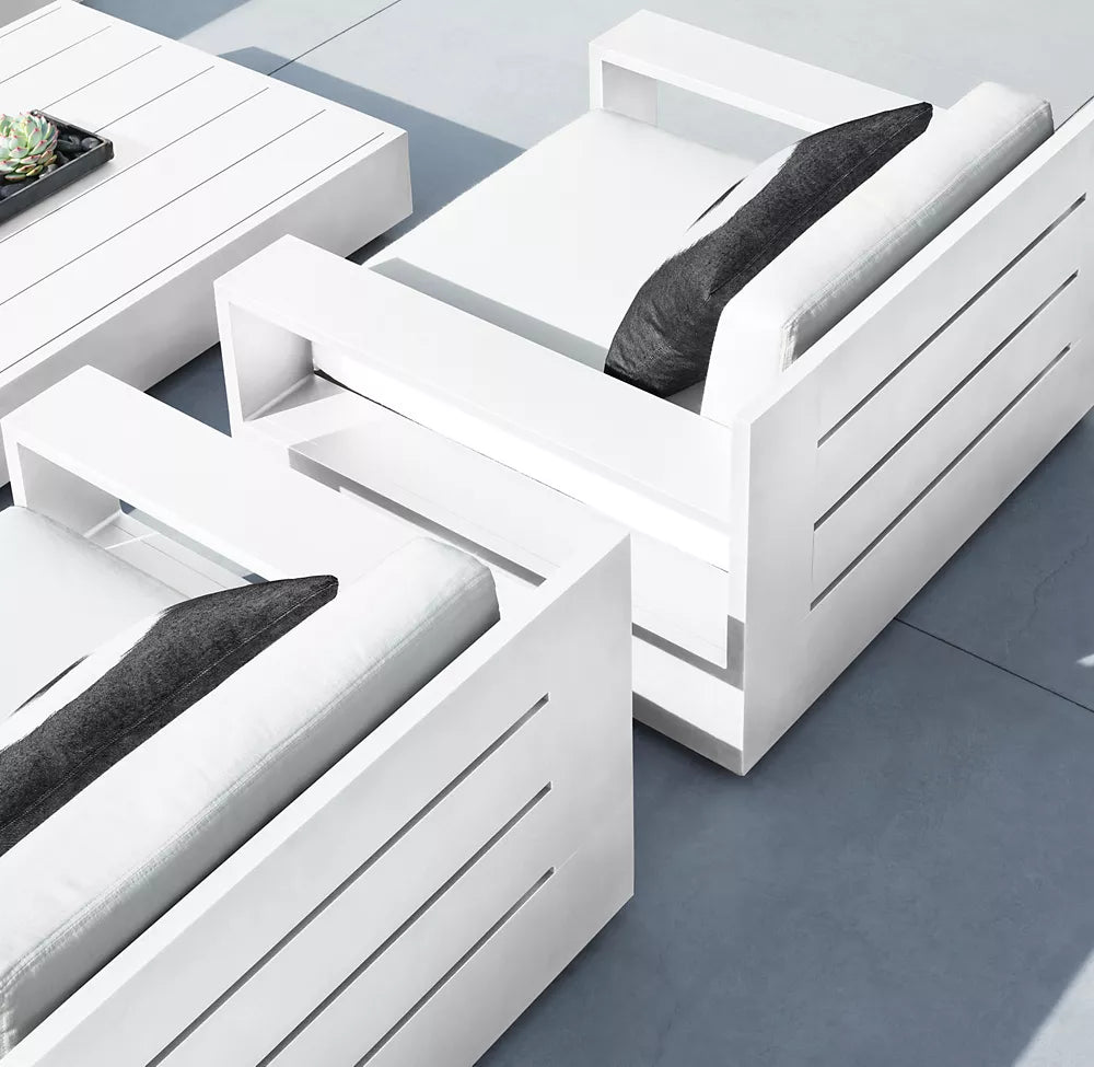 FAUTEUIL LOUNGE - RAVELLO ALUMINIUM