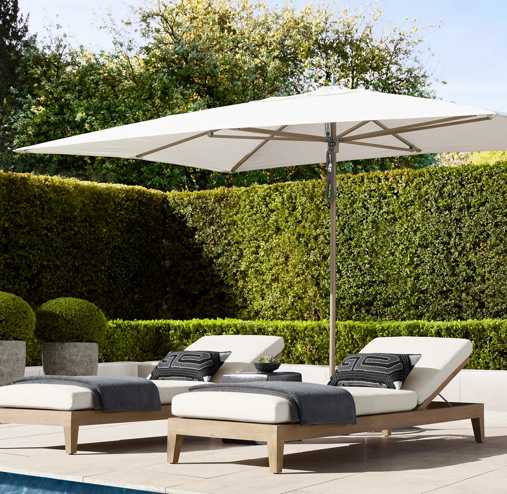 CHAÎSE LONGUE RÉGLABLE EN TECK - LUMINA