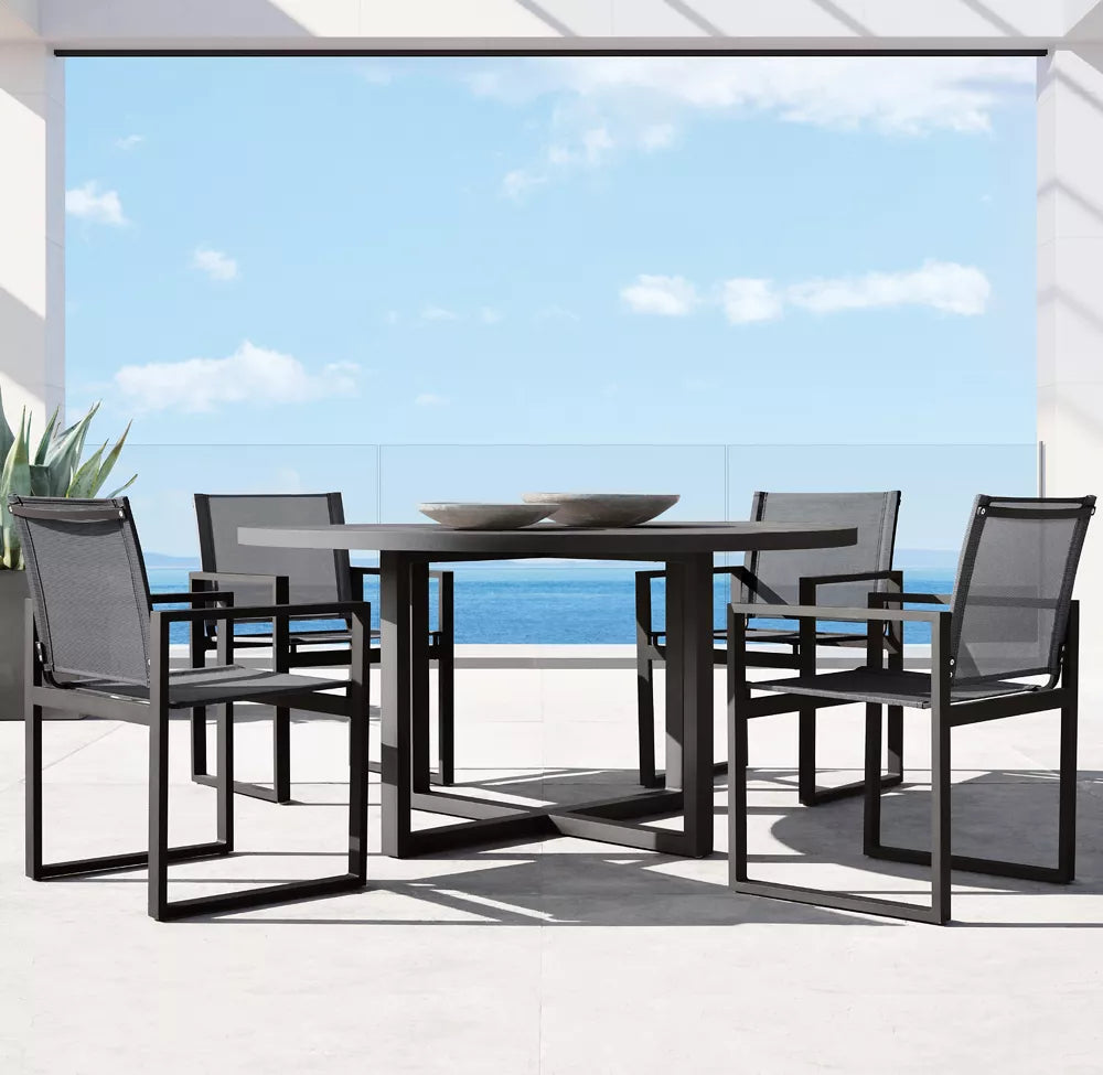 CHAISE DE SALLE À MANGER -  PANTELLERIA ALUMINIUM