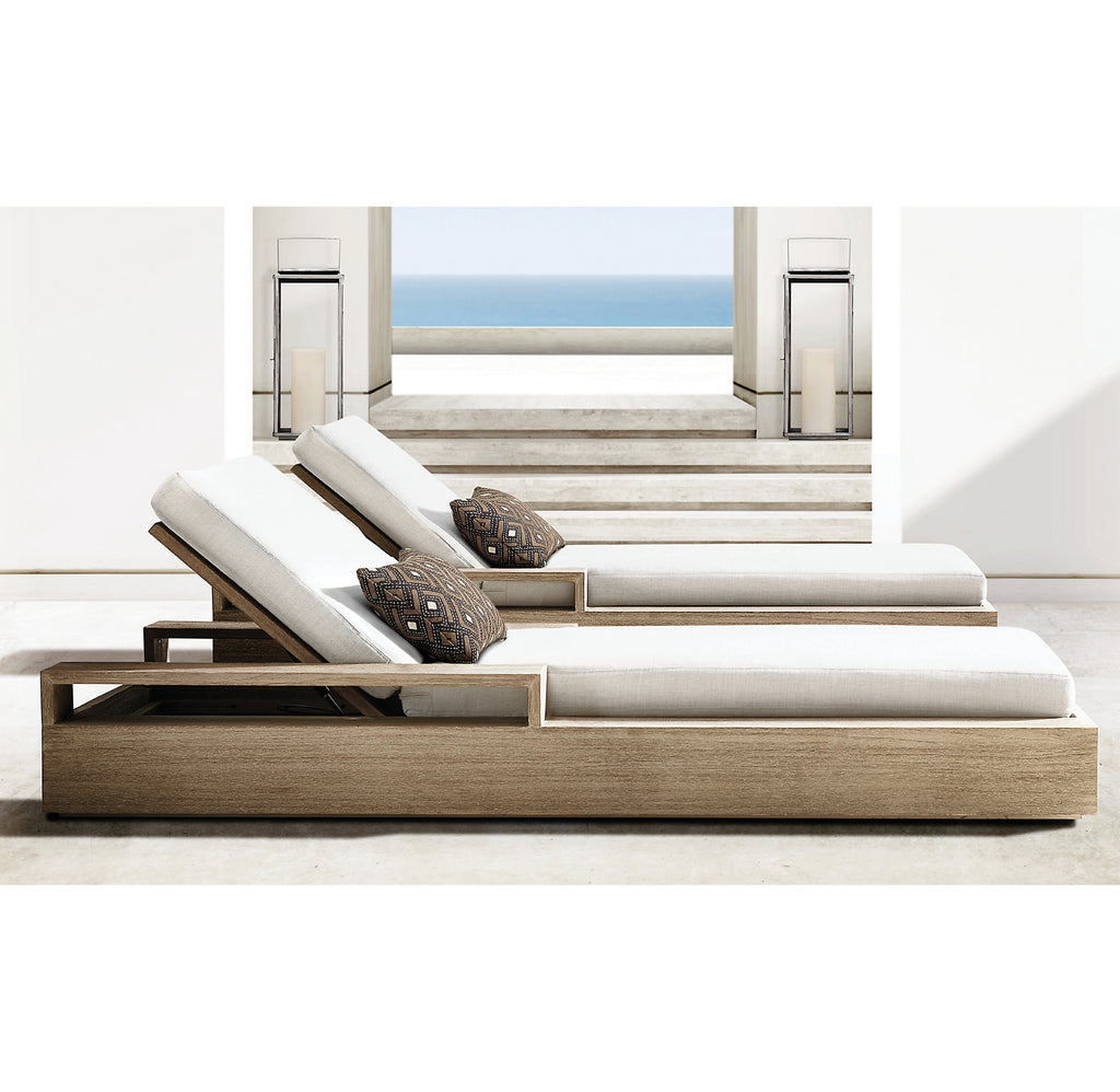 CHAÎSE LONGUE RÉGLABLE EN TECK - RAVELLO