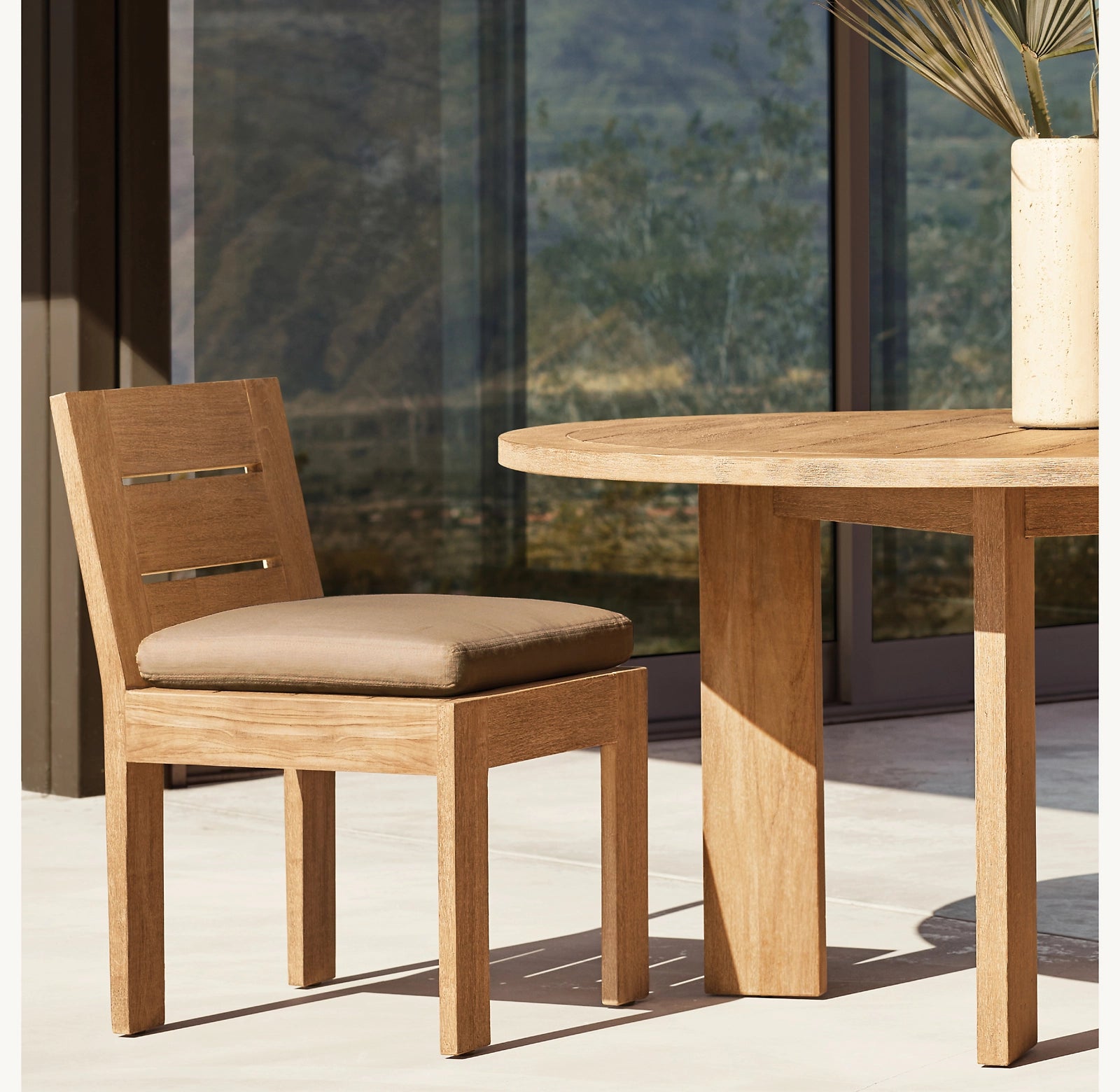 CHAÎSE DE SALLE À MANGER EN TECK - RAVELLO