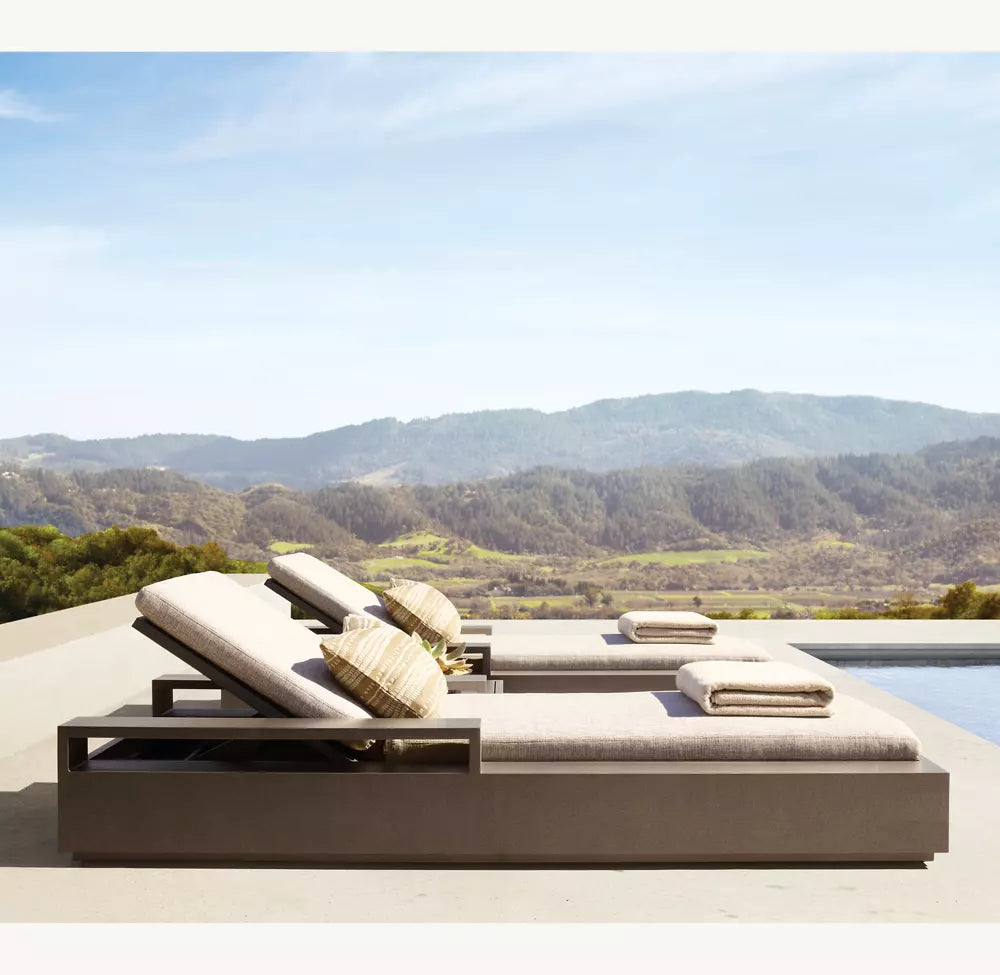 CHAISE LONGUE RÉGLABLE - RAVELLO ALUMINIUM