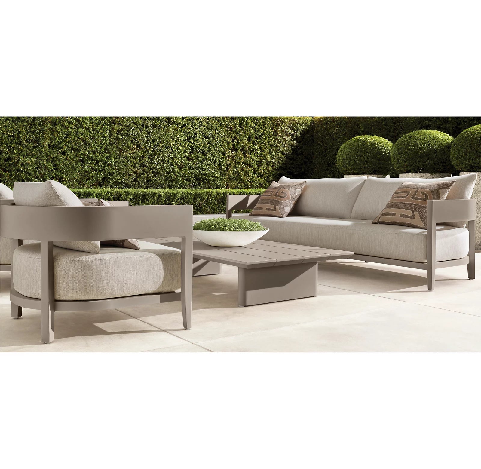 FAUTEUIL DE SALON - FORMENTERA ALUMINIUM