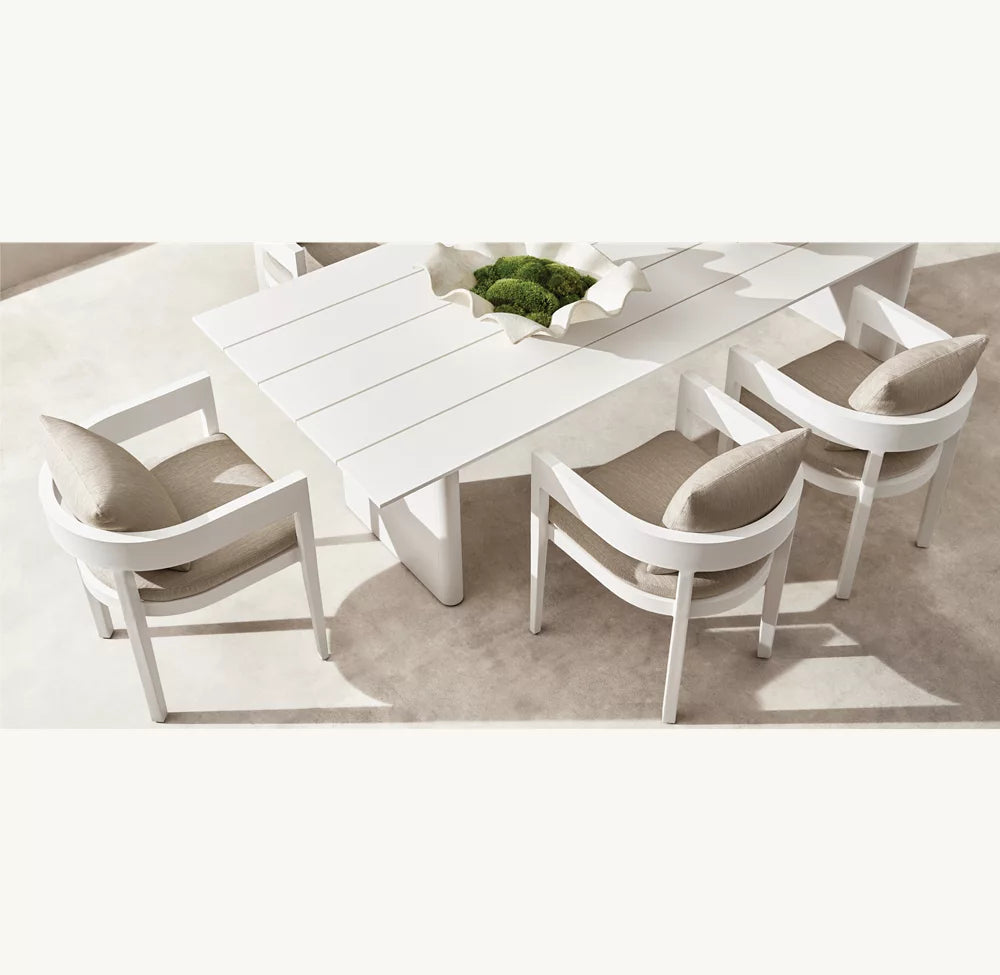 FAUTEUIL DE SALLE À MANGER - FORMENTERA ALUMINIUM