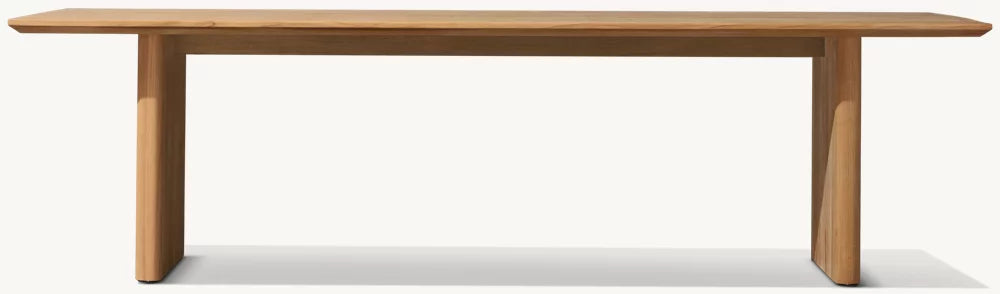 TABLE DE SALLE À MANGER RECTANGULAIRE EN TECK - LUMINA