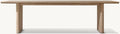 TABLE DE SALLE À MANGER RECTANGULAIRE EN TECK - LUMINA