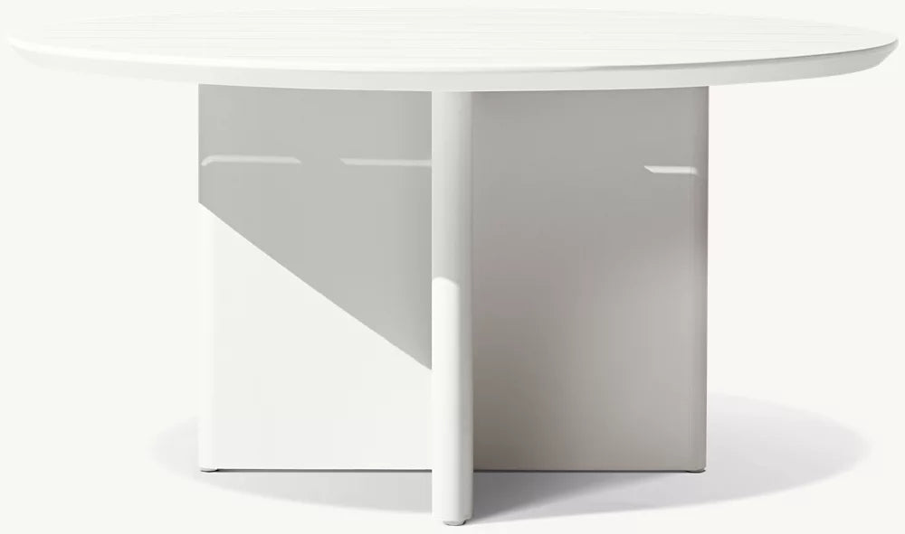 TABLE DE SALLE À MANGER RONDE - FORMENTERA ALUMINIUM