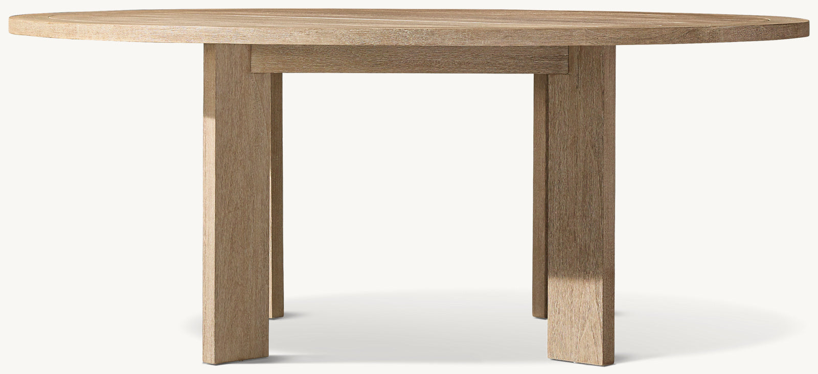 TABLE DE SALLE À MANGER RONDE EN TECK - RAVELLO