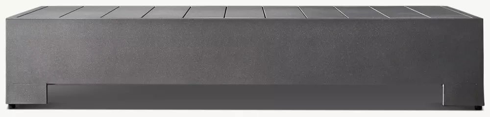 TABLE BASSE RECTANGULAIRE – LIPARI ALUMINIUM