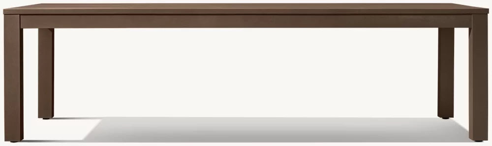 TABLE DE SALLE À MANGER RECTANGULAIRE – LIPARI ALUMINIUM