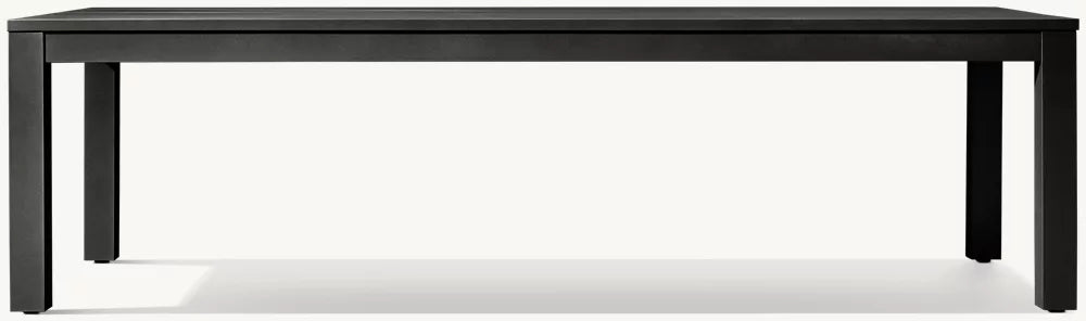 TABLE DE SALLE À MANGER RECTANGULAIRE – LIPARI ALUMINIUM