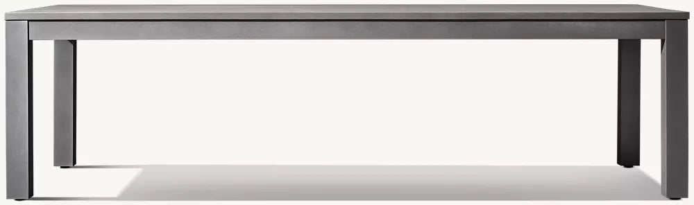 TABLE DE SALLE À MANGER RECTANGULAIRE – LIPARI ALUMINIUM