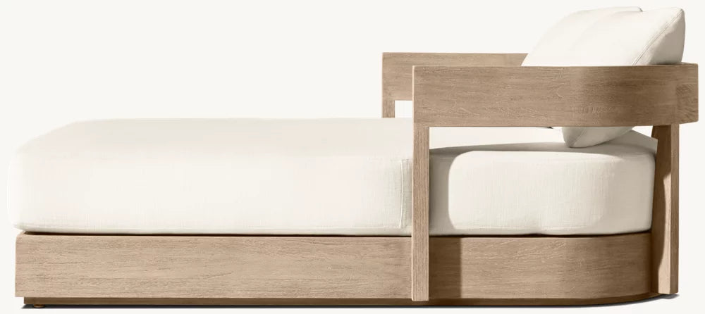 LIT DE JOUR EN TECK - LUMINA
