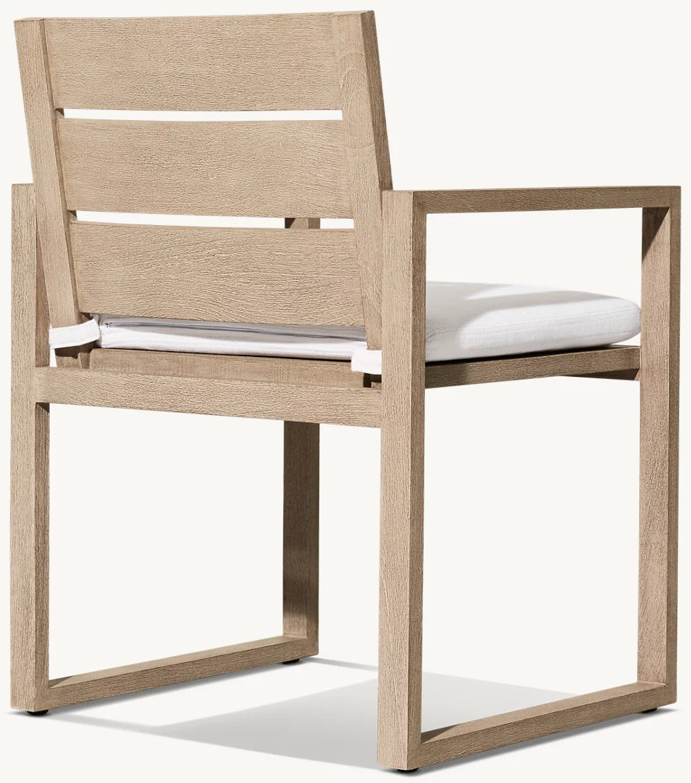 FAUTEUIL DE SALLE À MANGER EN TECK - SANTORIN