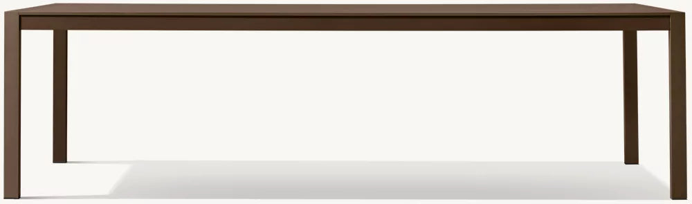 TABLE DE SALLE À MANGER RECTANGULAIRE – PANTELLERIA ALUMINIUM