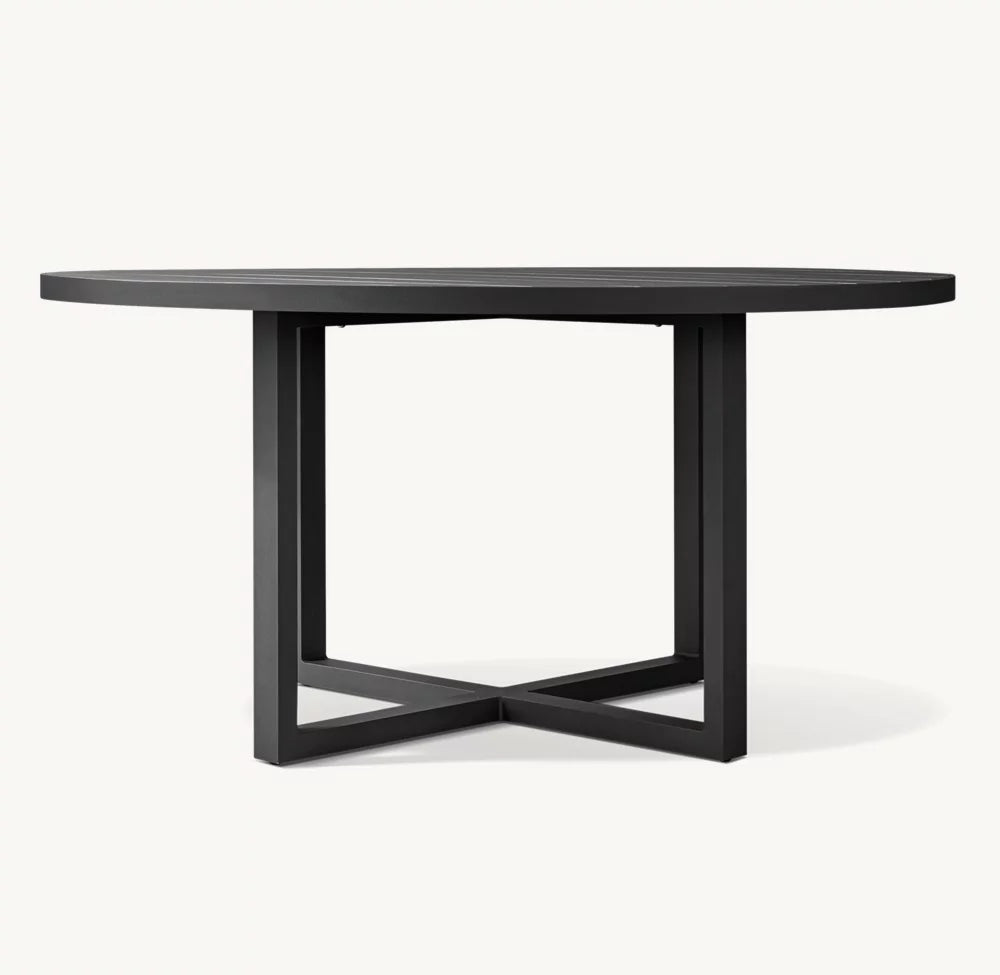 TABLE DE SALLE À MANGER RONDE – PANTELLERIA ALUMINIUM