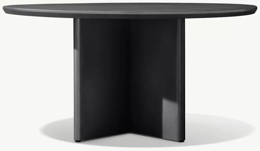 TABLE DE SALLE À MANGER RONDE - FORMENTERA ALUMINIUM