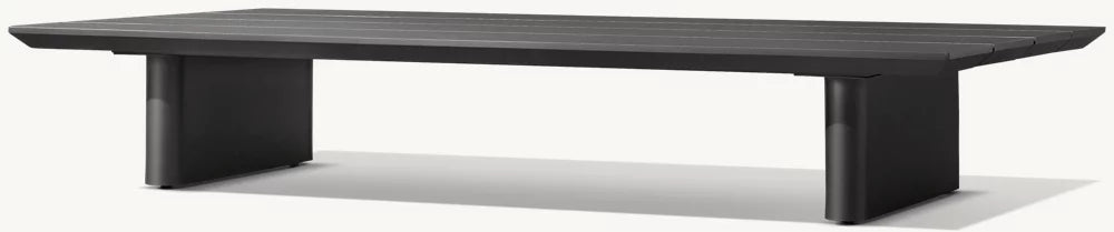 TABLE BASSE RECTANGULAIRE - FORMENTERA ALUMINIUM