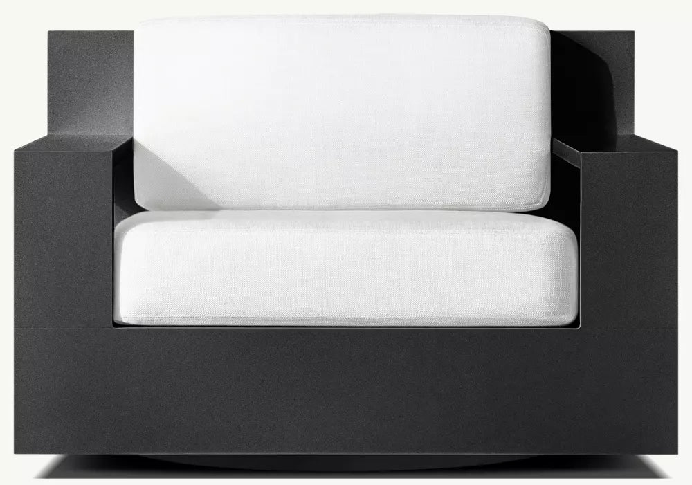 FAUTEUIL PIVOTANT - RAVELLO ALUMINIUM