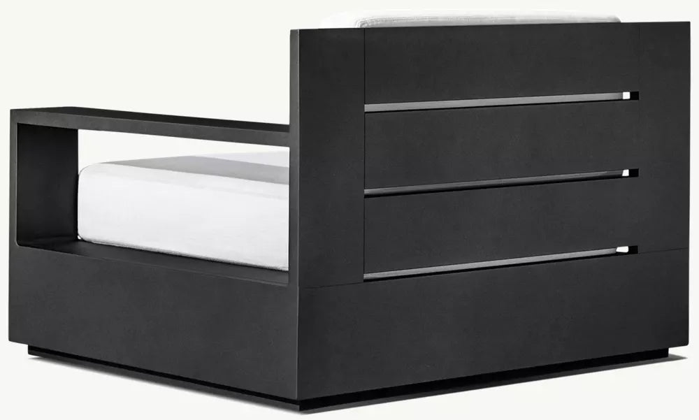 FAUTEUIL PIVOTANT - RAVELLO ALUMINIUM