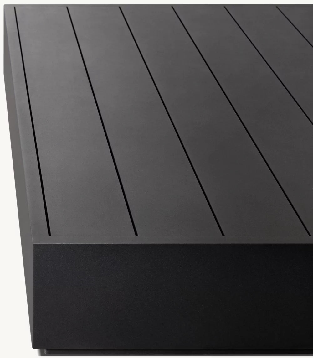 TABLE BASSE RECTANGULAIRE - RAVELLO ALUMINIUM