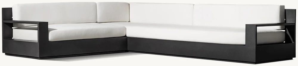 CANAPÉ EN L GAUCHE - RAVELLO ALUMINIUM