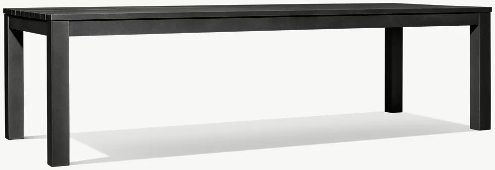 TABLE DE SALLE À MANGER RECTANGULAIRE – LIPARI ALUMINIUM